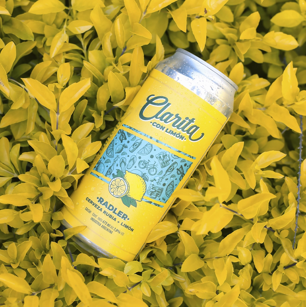 la peninsula nuestras marcas clarita radler cerceza con limon